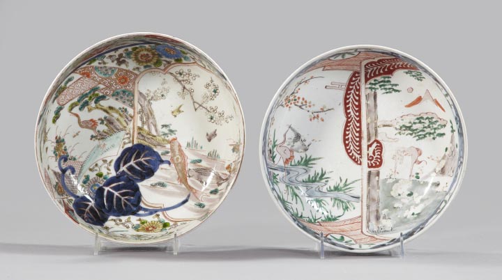 Appraisal: Two Japanese Imari Porcelain Bowls first half th century each