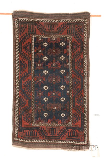 Appraisal: Baluch Rug Northeast Persia th century ft x ft in