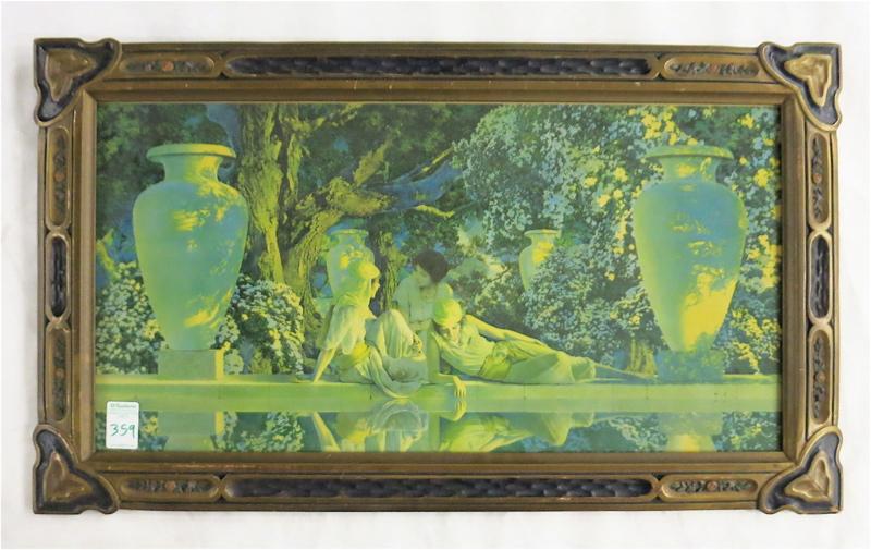 Appraisal: MAXFIELD PARRISH PRINT American - Garden of Allah circa Image