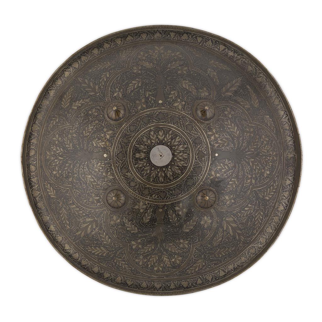 Appraisal: INDO-PERSIAN STEEL SHIELD DHAL SECOND HALF OF THE TH CENTURY