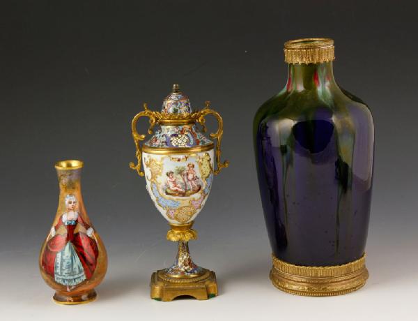 Appraisal: - Lot of Vases Lot of three vases to include