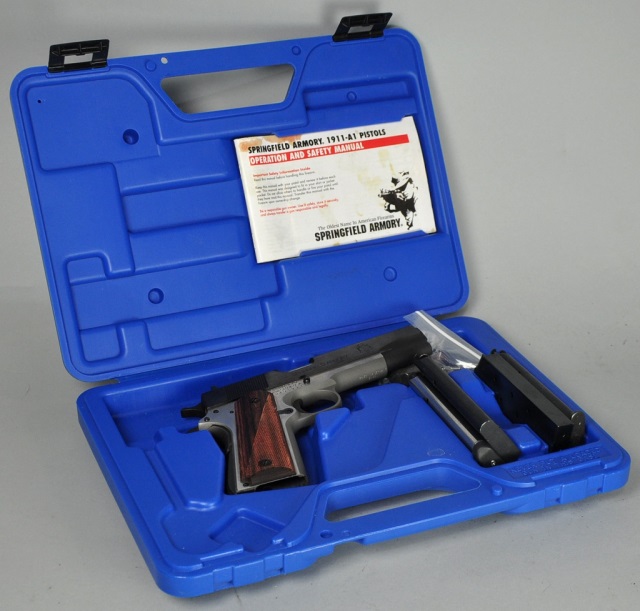 Appraisal: Springfield Armory -A ACP PistolSer N Bi-tone finish with fine