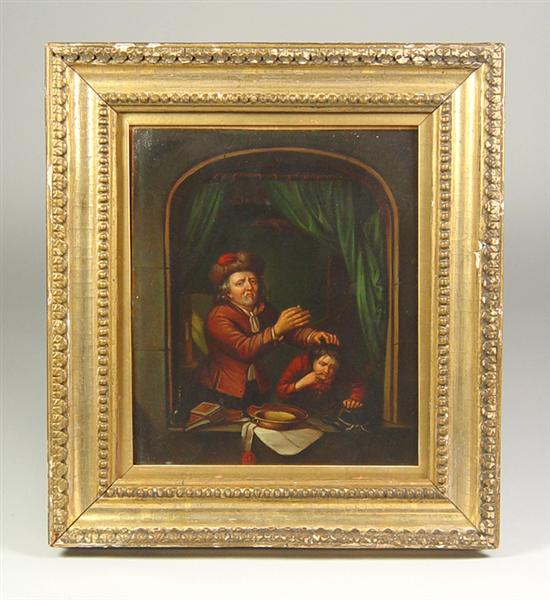 Appraisal: Painting on Copper Late th Century Probably European Titled on