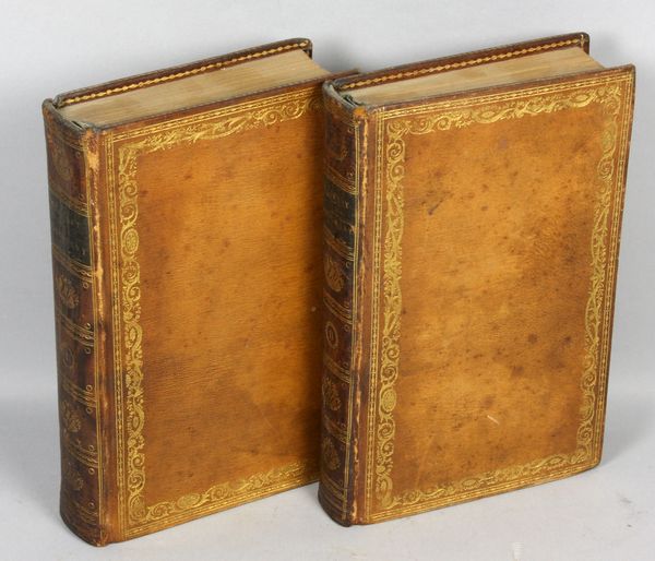 Appraisal: Two leather bound volumes to include 'A Military Miscellany Extracts