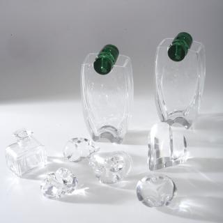 Appraisal: Group Baccarat and Steuben crystal articles Group Baccarat and Steuben