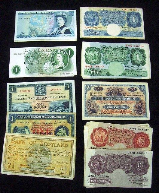 Appraisal: A quantity of old Bank of England notes Page Page