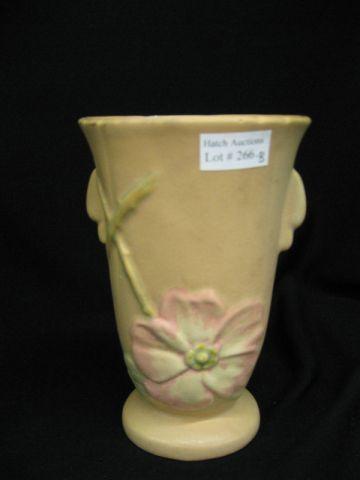 Appraisal: Weller Art Pottery Vase floral on peach