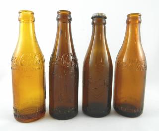 Appraisal: Soda- Amber Coca Cola- Greenville Miss with arrow nice golden