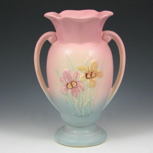 Appraisal: Hull Iris - Vase - Mint Iris vase in pink