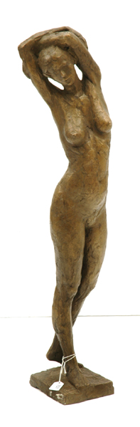 Appraisal: Gabriel Sterk - Standing Female Nude cast bronze signed 'Gabriel