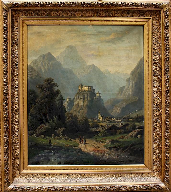 Appraisal: Artist th Century Artist th Century View the Fortress Kufstein