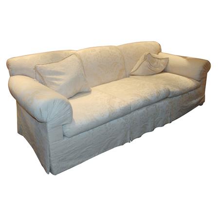 Appraisal: Loose Cushion Sofa Estimate nbsp nbsp nbsp - nbsp