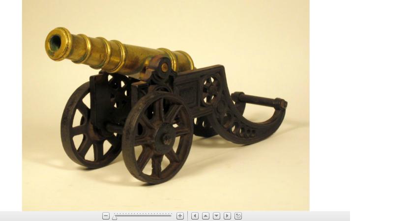 Appraisal: Victorian miniature signal cannon th century