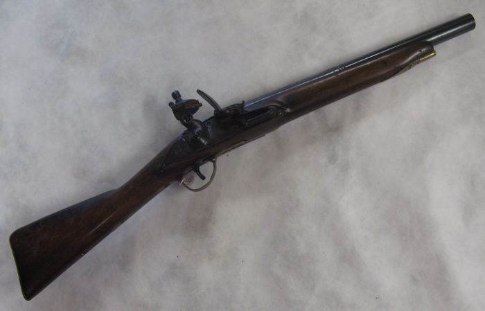 Appraisal: FLINTLOCK SHORT RIFLE AFTER BROWN BESS caliber smooth bore barrel