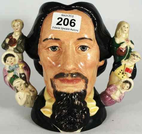 Appraisal: Royal Doulton Large Two Handled Character Jug Charles Dickens D