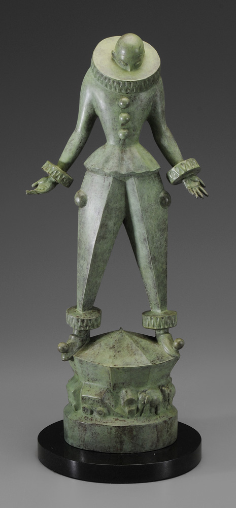 Appraisal: Marshall Maynard Fredericks Michigan - Circus Clown unsigned patinated bronze