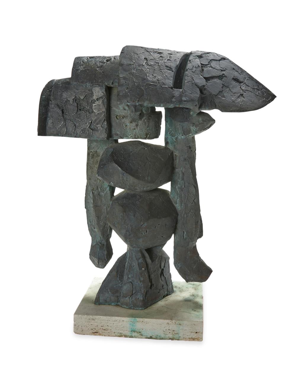 Appraisal: Dimitri Hadzi - American Terra III - Patinated bronze on