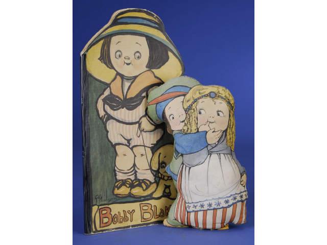 Appraisal: Dolly Dingle Cloth Doll and Bobby Blake Book America ca