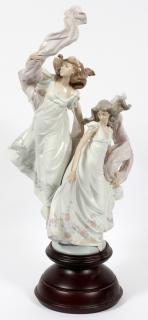 Appraisal: LLADRO PORCELAIN FIGURE GROUP LLADRO PORCELAIN FIGURE GROUP H 'ALLEGORY