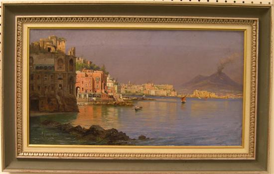 Appraisal: Angelo della Mura Italian - oil on canvas titled Maiori