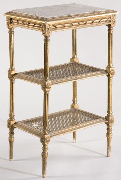 Appraisal: Continental Three Tier Stand French or Italian late th c