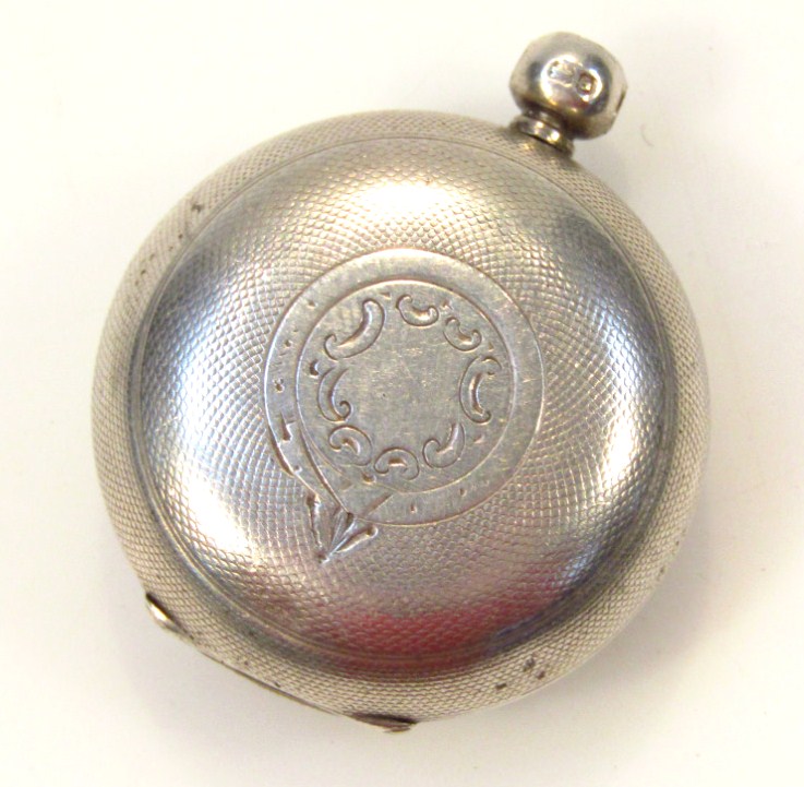 Appraisal: A Victorian silver sovereign case of circular part engine turned