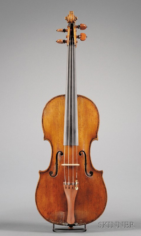 Appraisal: Violin Possibly Florentine School c labeled GIOFREDUS CAPPA FECIT SALVTVS