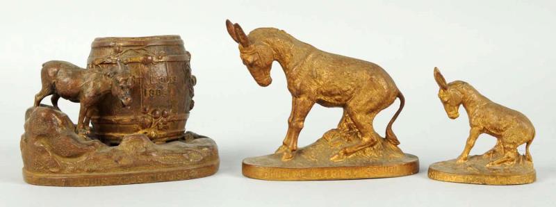 Appraisal: Lot Of St Louis World's Fair Souvenirs These three donkey