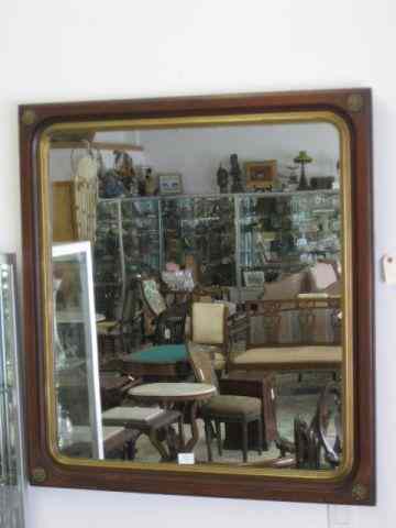 Appraisal: Victorian Eastlake Mirror '' square