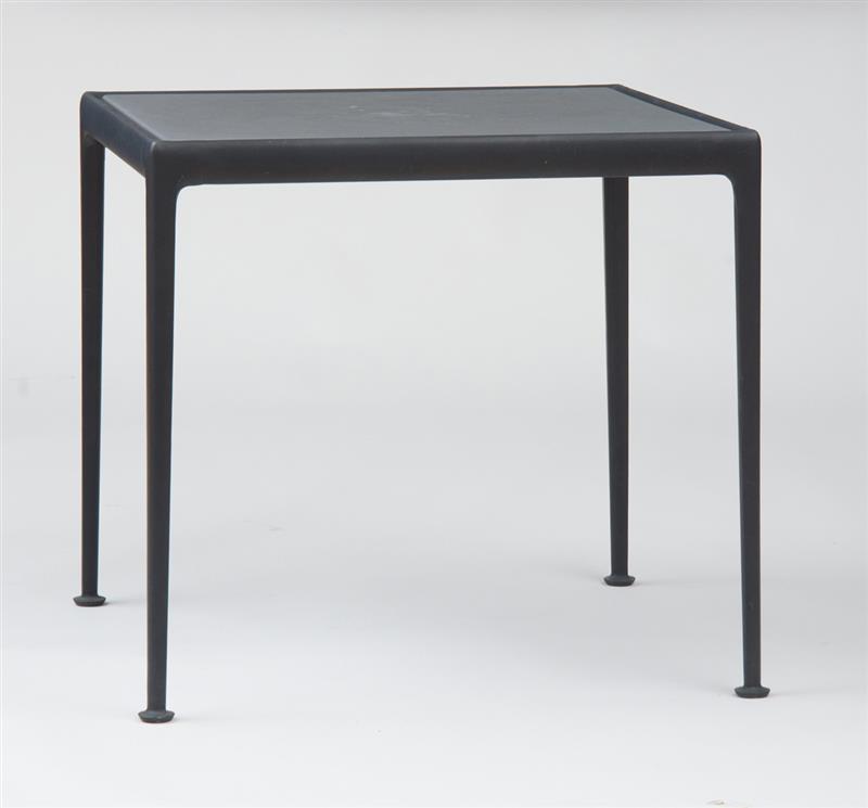 Appraisal: SIDE TABLE RICHARD SHULTZ Aluminum and enameled metal x x