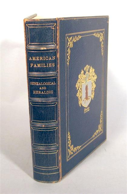 Appraisal: vol The American Historical Society American Families Genealogical and Biographical