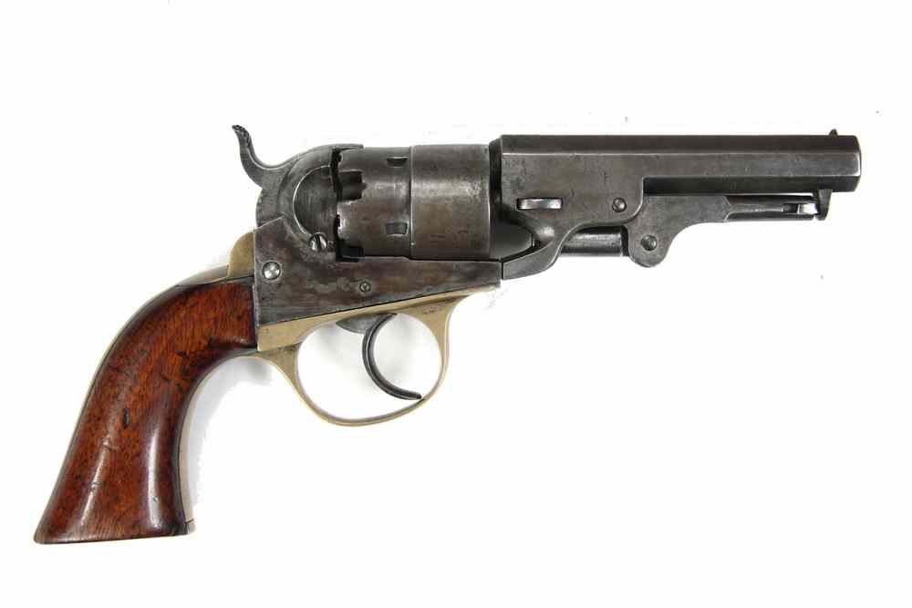 Appraisal: POCKET REVOLVER - Cooper Model Double-Action Percussion Pocket Revolver serial