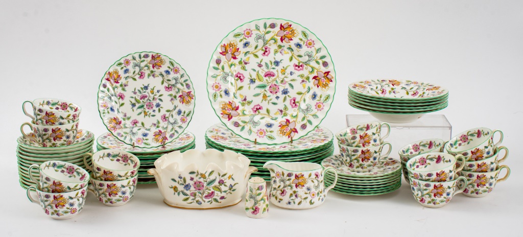 Appraisal: MINTON CHINA HADDON HALL PART SERVICE Minton Ltd China partial