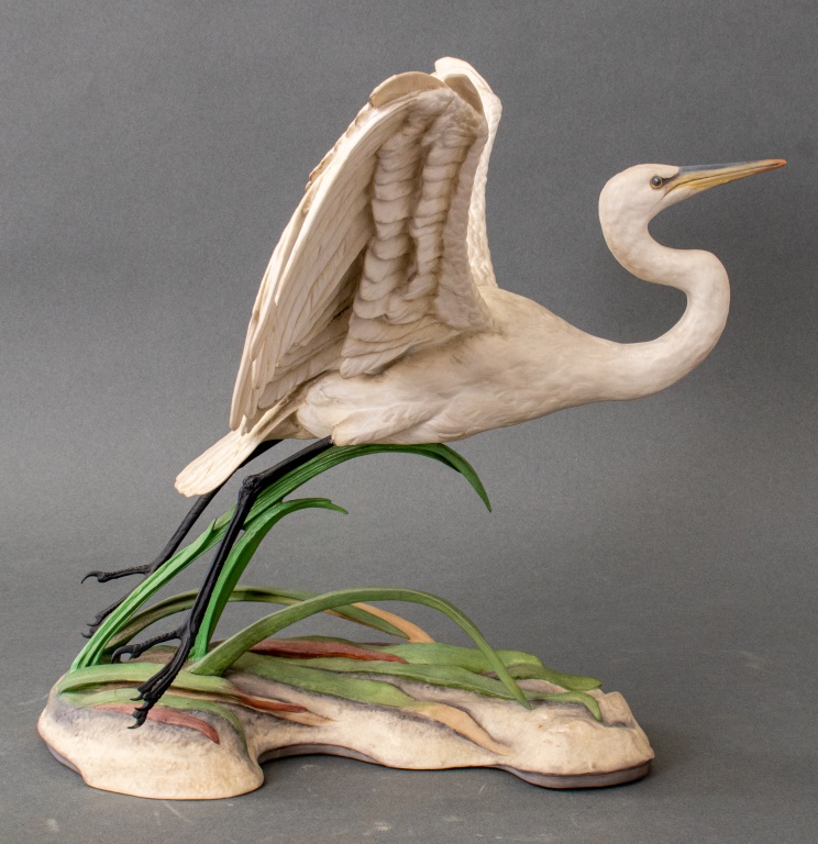 Appraisal: BOEHM STUDIO PORCELAIN THE GREAT EGRET FIGURINE Edward Marshall Boehm