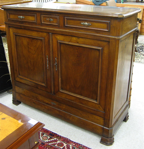 Appraisal: LOUIS PHILIPPE WALNUT LOUIS d' APPUIS BUFFET French th century