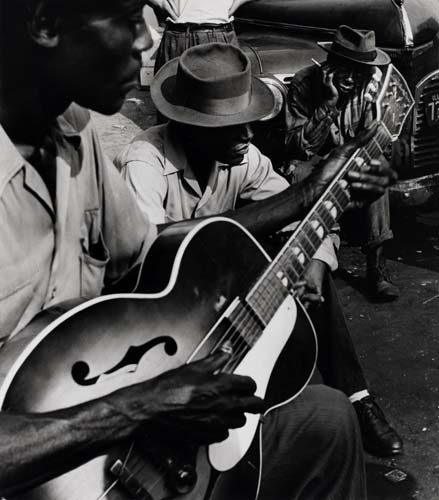 Appraisal: MILLER WAYNE - Blues at the Maxwell Street Market Chicago