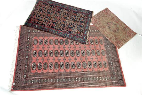 Appraisal: THREE ORIENTAL RUGS Twentieth century Northwest Persian in the herati