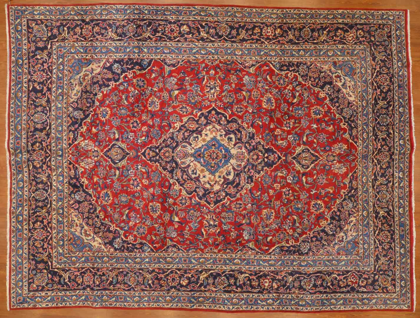 Appraisal: Persian Meshed carpet approx x Iran circa Condition Should be