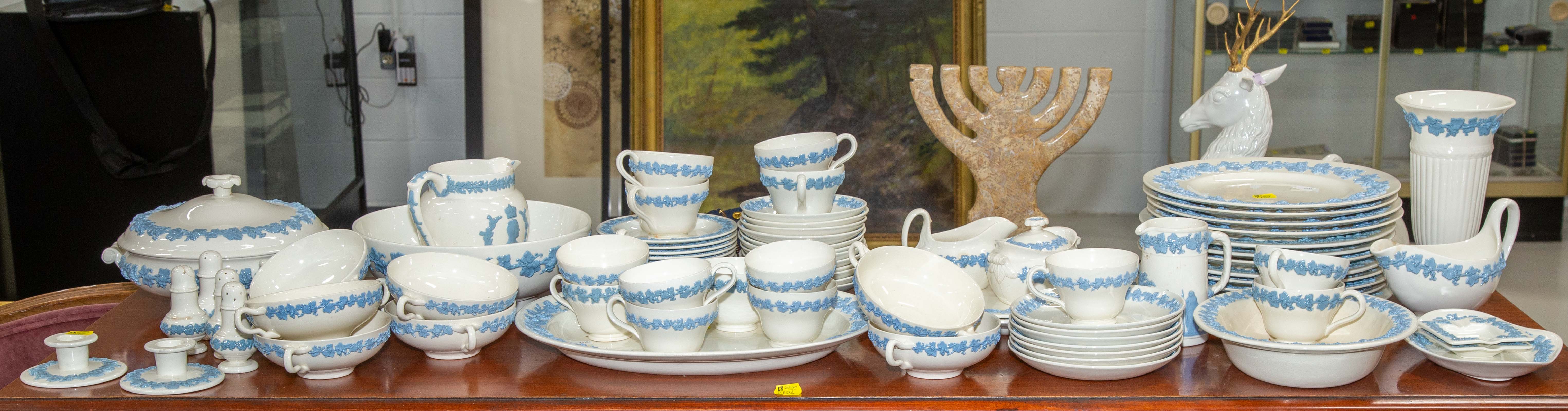 Appraisal: A WEDGWOOD QUEENS WARE PARTIAL DINNER SERVICE Comprising about pieces