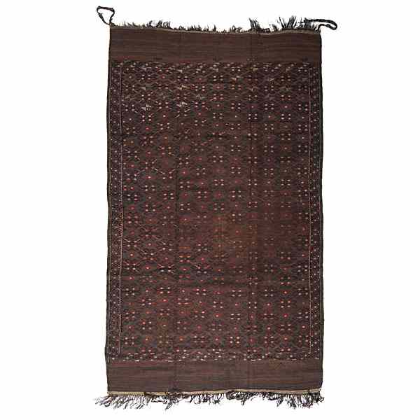 Appraisal: Turkestan Rug Turkestan Central Asia a wool flat weave rug