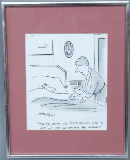 Appraisal: MARTIN HENRY ORIGINAL ILLUSTRATION FROM NEW YORKER MAGAZINE Issue of