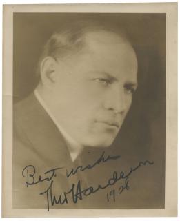 Appraisal: Inscribed and Signed Portrait Photograph Hardeen Theo Hardeen Theo Theodore