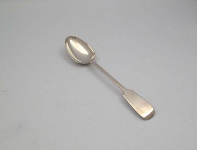 Appraisal: A Victorian silver Fiddle pattern basting spoon by William Sobey