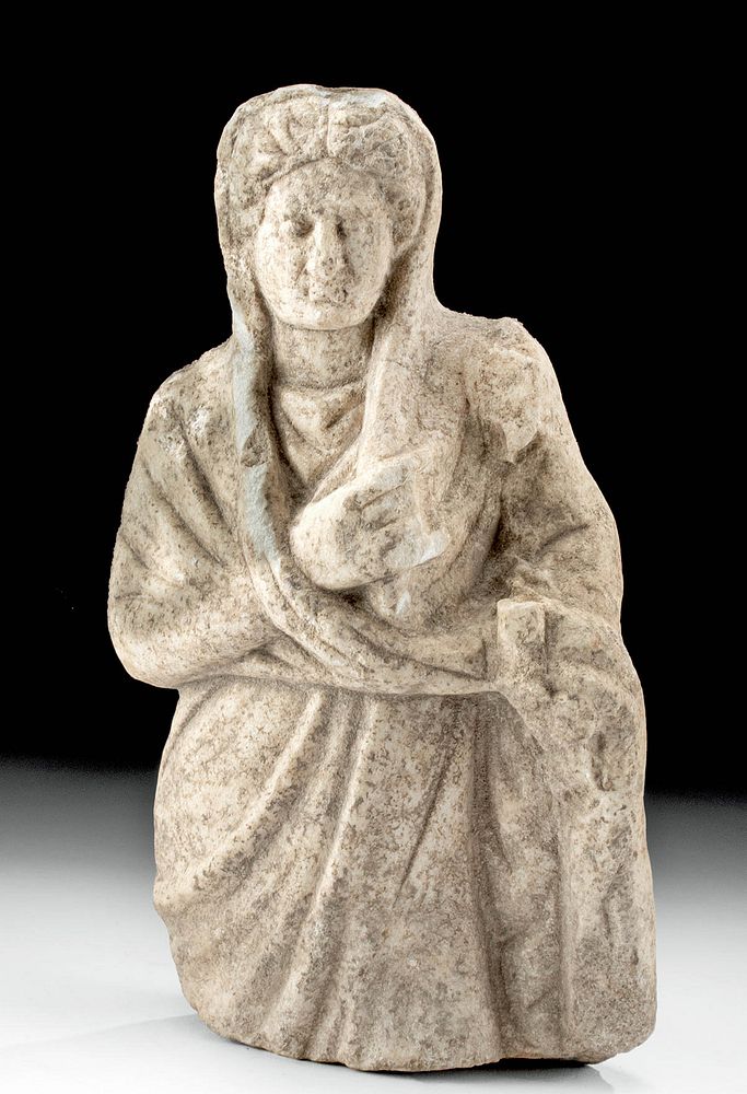 Appraisal: Roman Marble Carving of the Goddess Ceres Roman Imperal Period