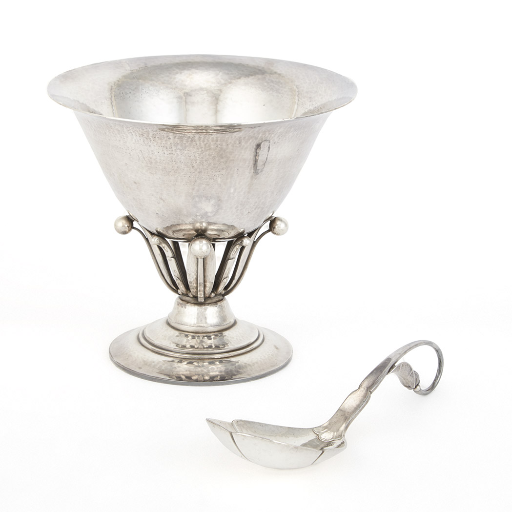 Appraisal: Georg Jensen Sterling Silver Compote Designed by Johan Rohde Pattern