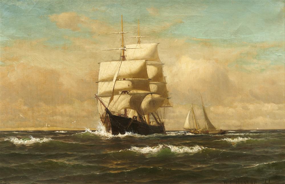 Appraisal: WILLIAM EDWARD NORTON American - Marine View oil on canvas