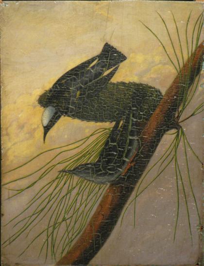 Appraisal: MANNER OF MARTIN JOHNSON HEADE th c TWO BIRDS ON