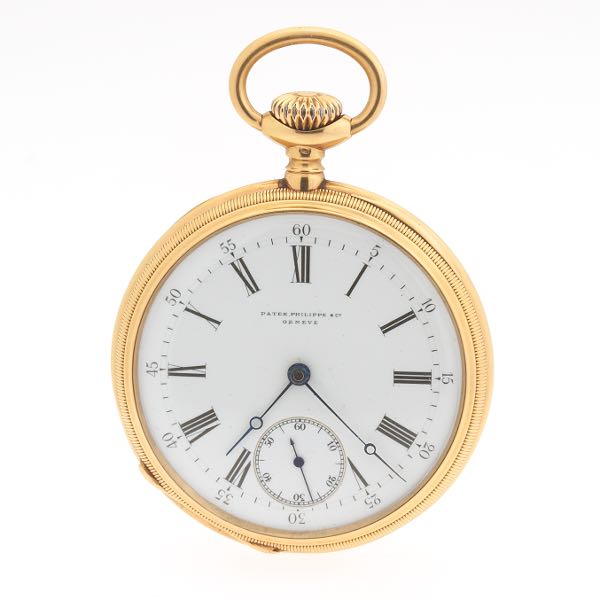 Appraisal: PATEK PHILIPPE OPEN FACE POCKET WATCH mm case K gold