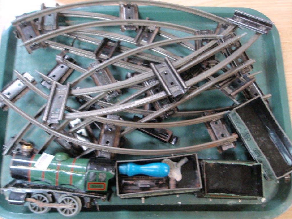 Appraisal: A Hornby gauge clockwork trainset