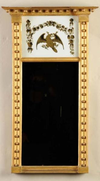 Appraisal: Federal Giltwood Tabernacle Mirror Description Circa Attributed to Lothrop Boston